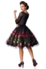 besticktes Premium Vintage Swingkleid