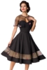 Vintage-Kleid mit Cape