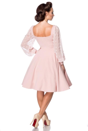 Retrokleid mit langen Ärmeln