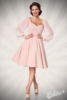 Retrokleid mit langen Ärmeln