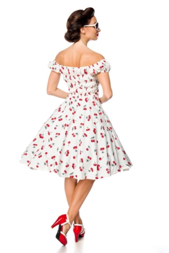 schulterfreies Kleid
