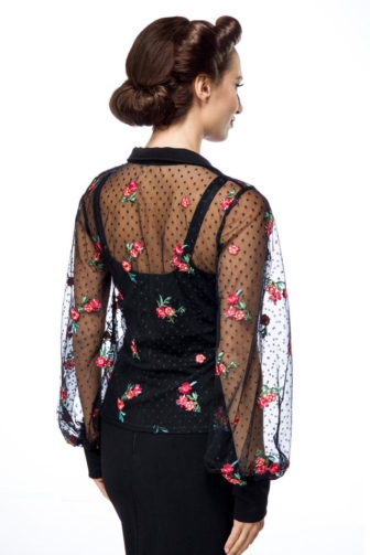 Netz-Bluse