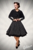 SWING-KLEID MIT CAPE